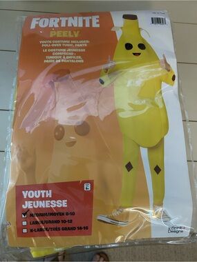 Fortnite Peely Halloween costume (8-10)
